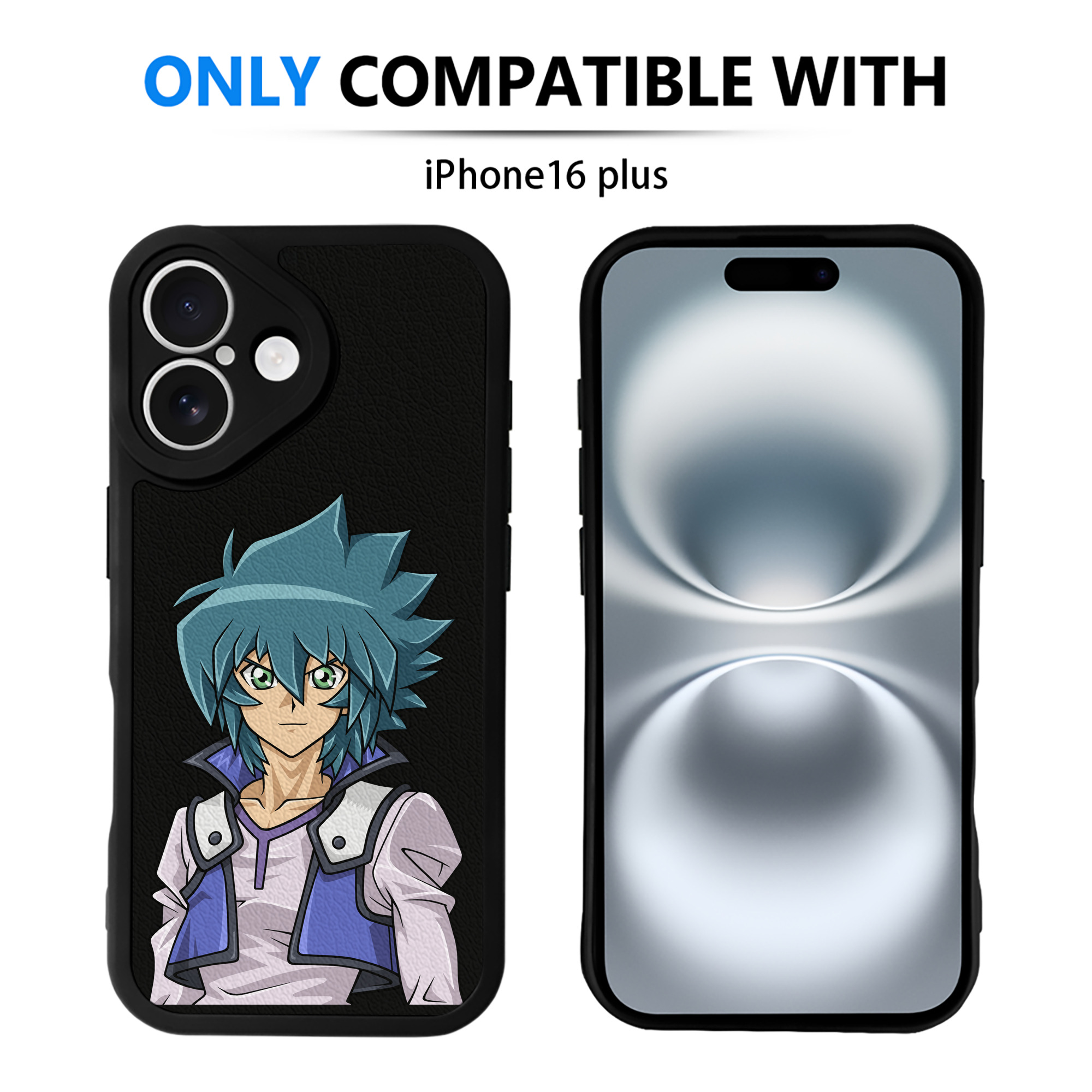 遊☆戯☆王 Yu-Gi-Oh! 【iPhone 16シリーズ対応】シリコンスマホケース（レザー調） 材質：シリコン